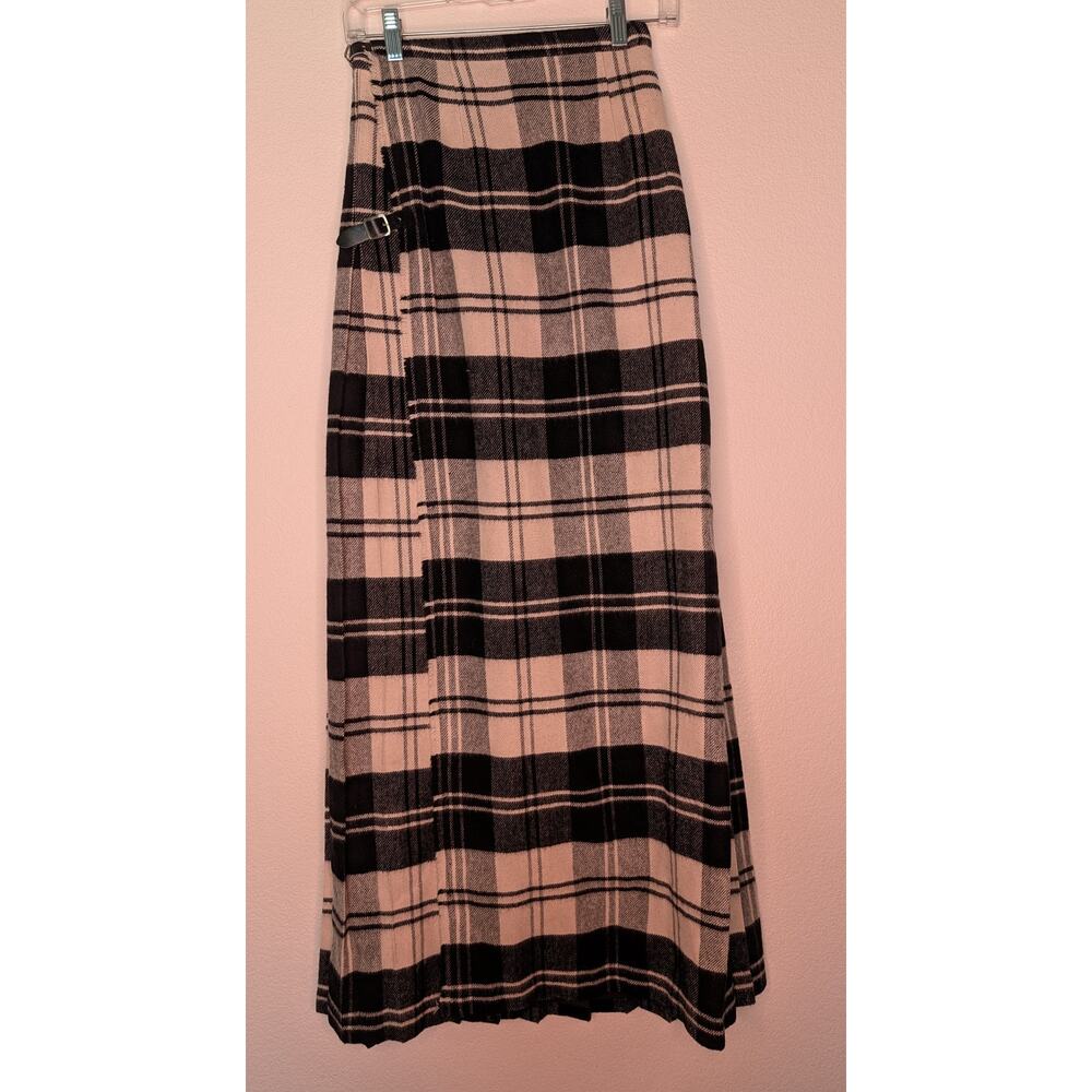 VTG Bullock's Made in Scotland Cashmere Wool Plaid Kilt 8 - Picture 2 of 8